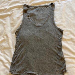 Zadig & Voltaire Grey Dean Tank Top Ribbed Medium